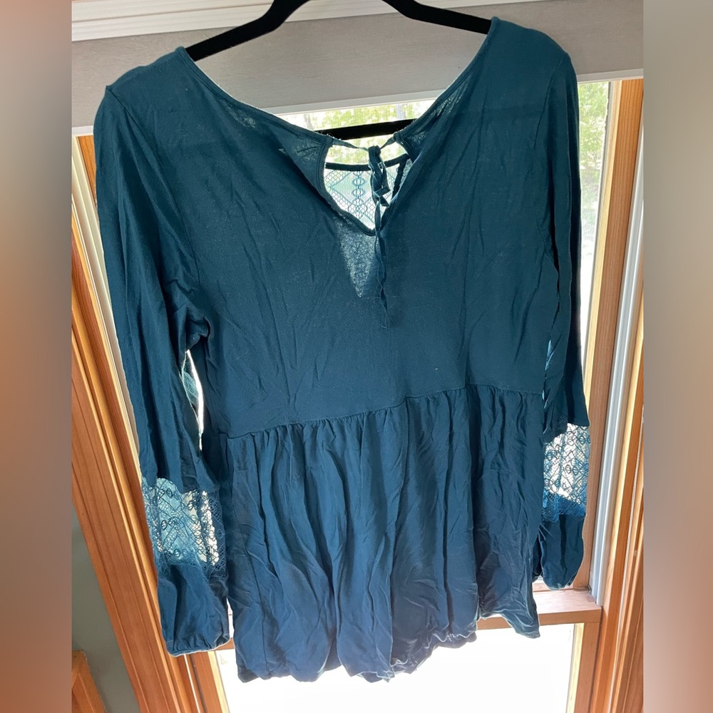 Maternity Shirt - Blue - Picture 2 of 4